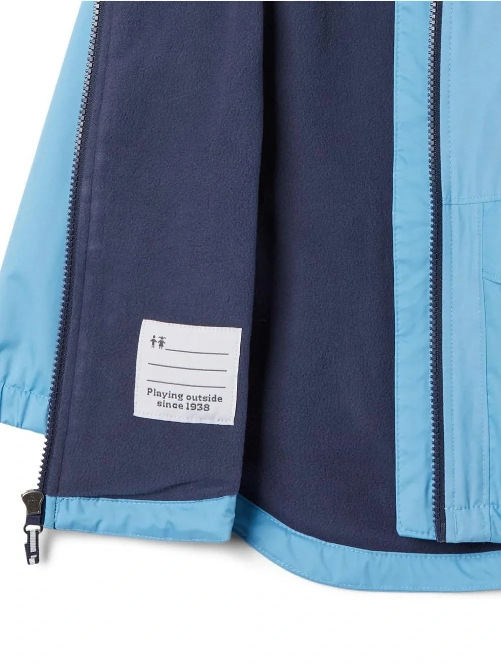 Columbia Youth Rain fleece lined Jacket